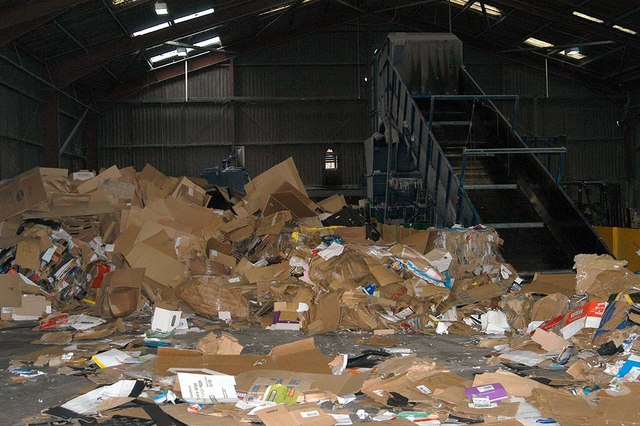 Shop carton waste (126.6 kg)