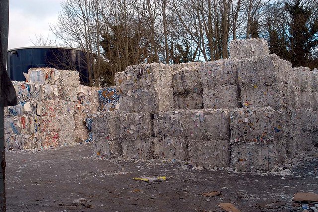 Shredded office paper (192.1 kg)